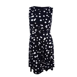 Jessica Howard Black and white polka dot dress
